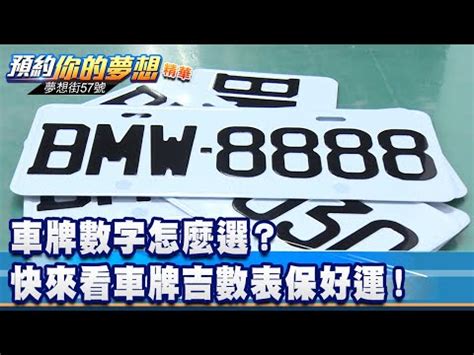 車牌吉凶數字|如何算車牌吉凶、車牌號碼吉凶判斷